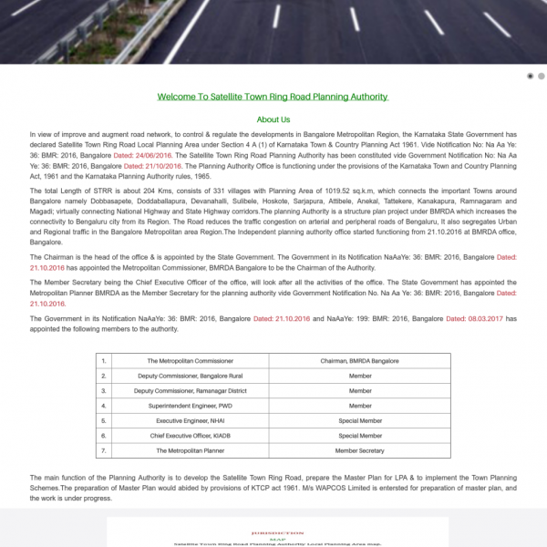 Satelite Ring Road Planning Authority